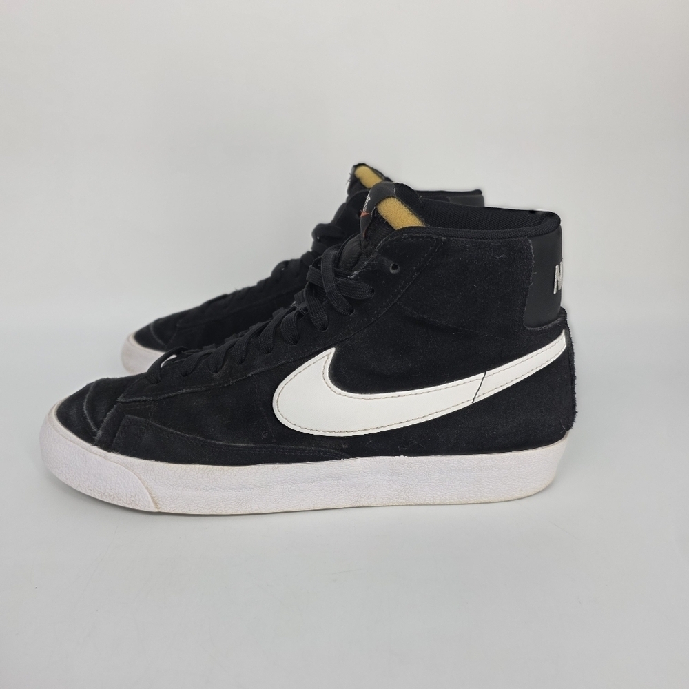 Nike Blazer Mid '77 Suede Black White CI1172-005 Men's Size 9 Shoes VINTAGE
